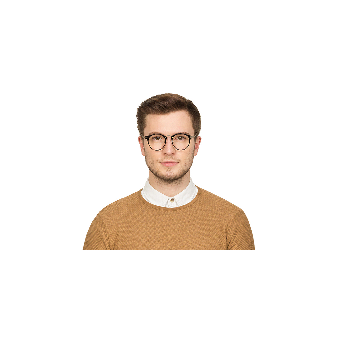 Lenskart Air Online Light Brown Full Rim Round right side