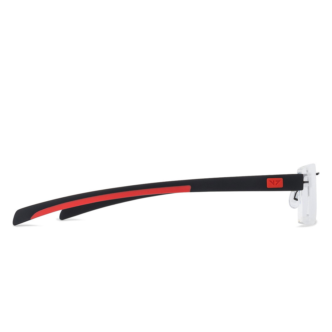 Lenskart Air Online Black Rimless Rectangle right side