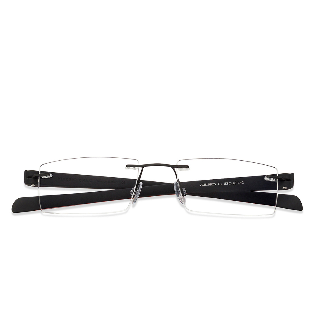 Lenskart Air Online Black Rimless Rectangle right side