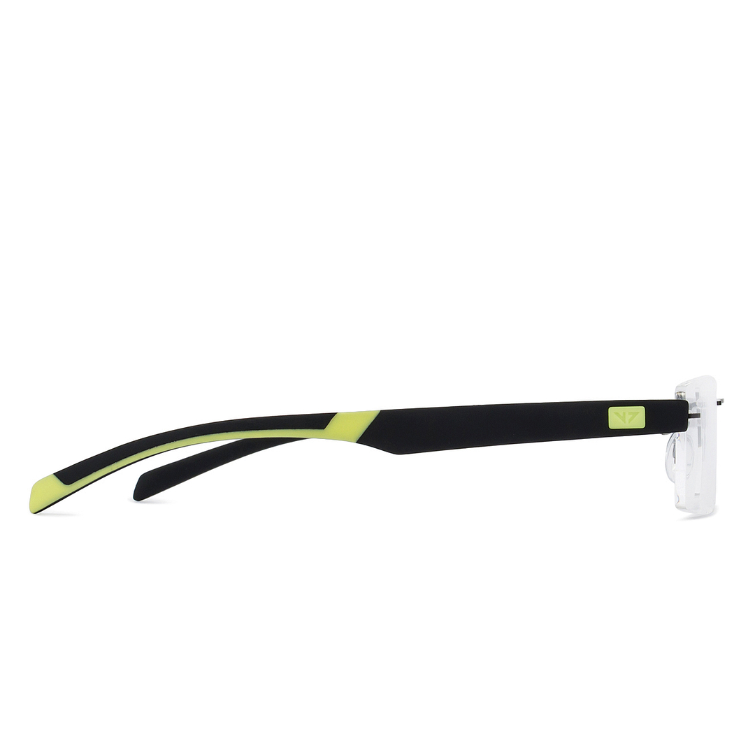Lenskart Air Online Black Rimless Rectangle left side