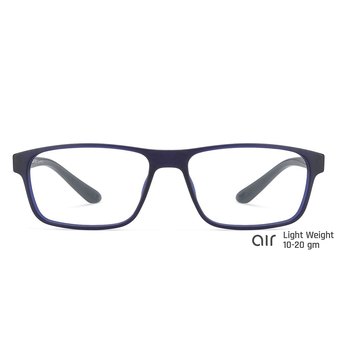 Lenskart Air Online Sky Blue Full Rim Rectangle left side