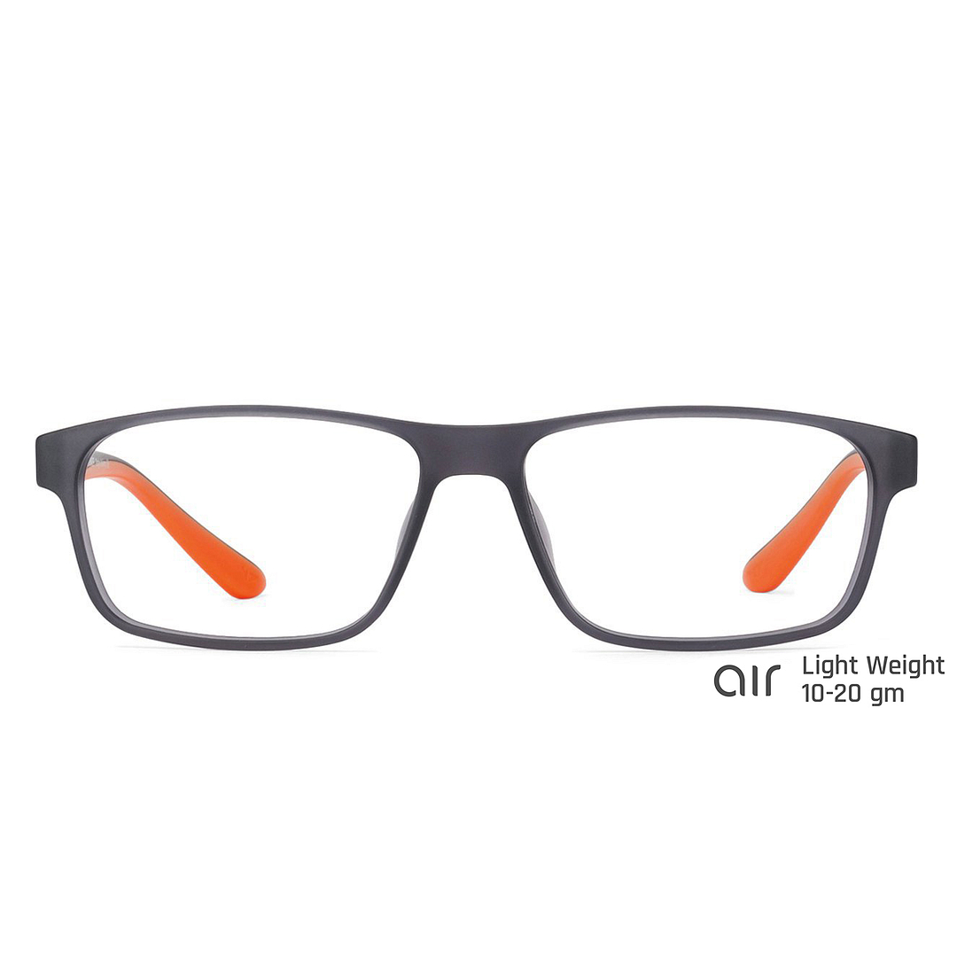 Lenskart Air Online Gray Transparent Full Rim Rectangle left side