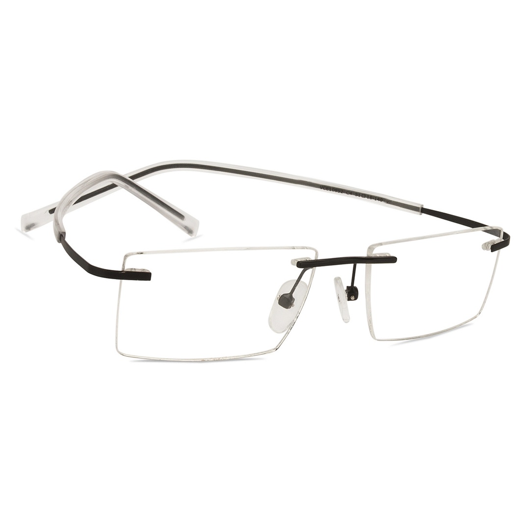 Vincent Chase Online Black Rimless Rectangle left side