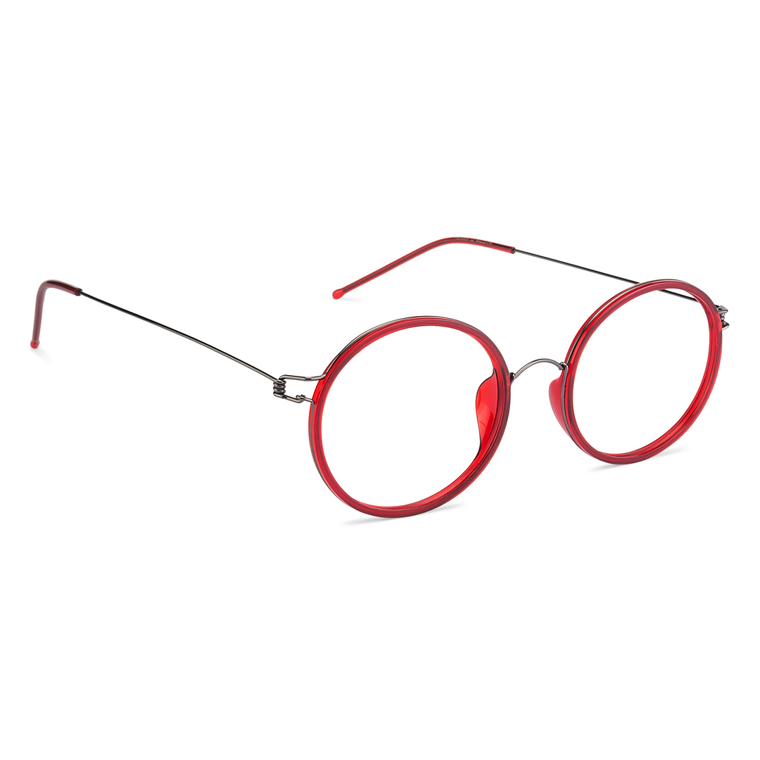 Lenskart Air Online Mid Gunmetal Full Rim Round right side