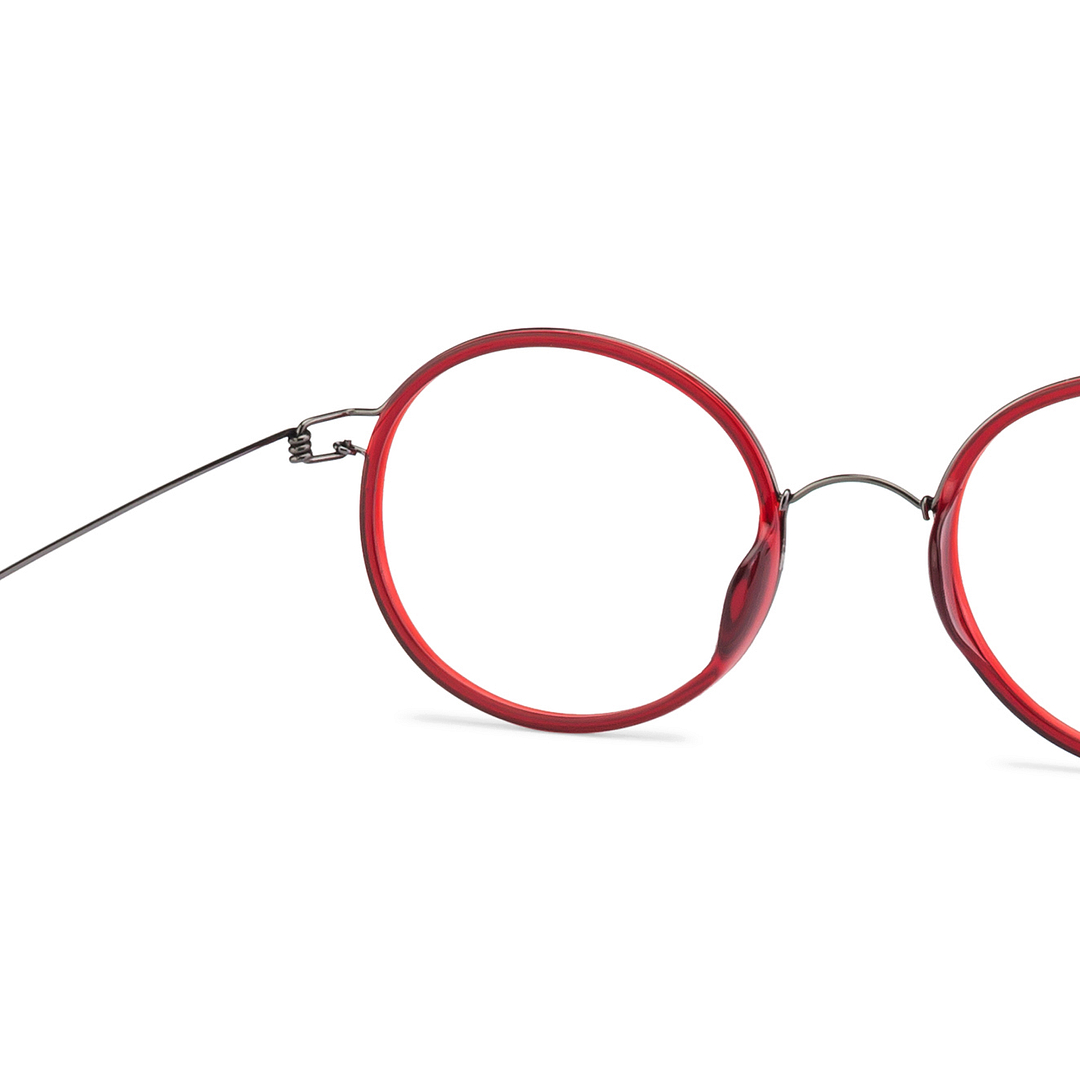 Lenskart Air Online Mid Gunmetal Full Rim Round right side