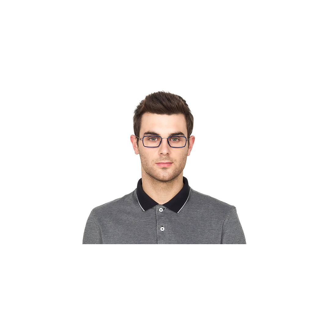 Lenskart Air Online Sky Blue Full Rim Rectangle right side