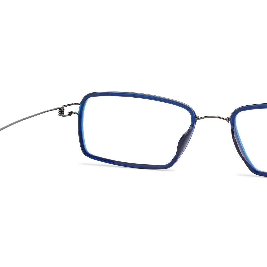 Lenskart Air Online Sky Blue Full Rim Rectangle left side