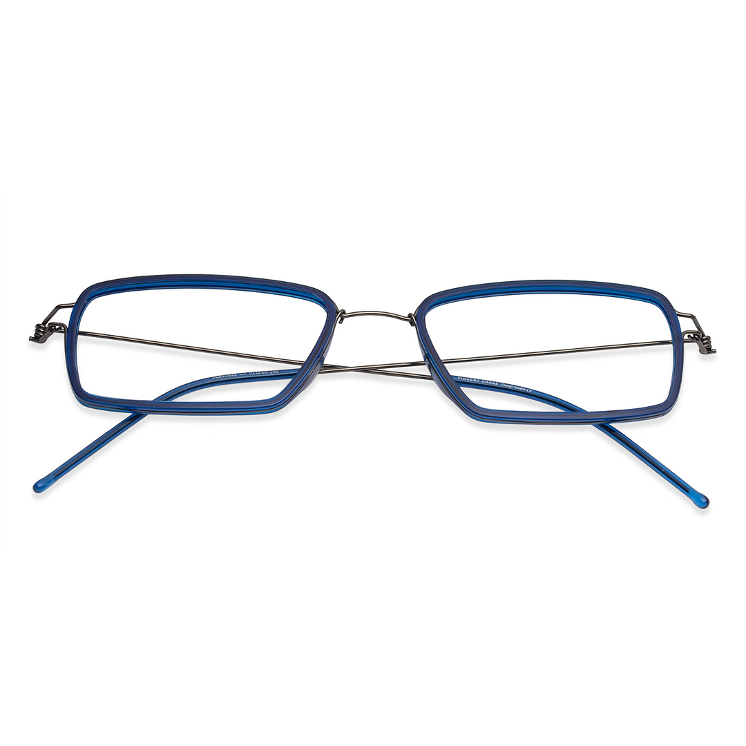 Lenskart Air Online Sky Blue Full Rim Rectangle right side