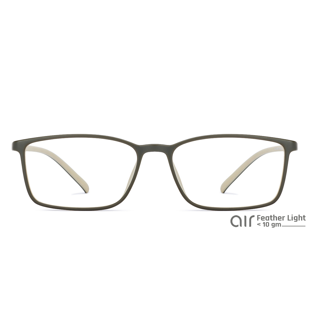 Lenskart Air Online Light Green Full Rim Rectangle left side