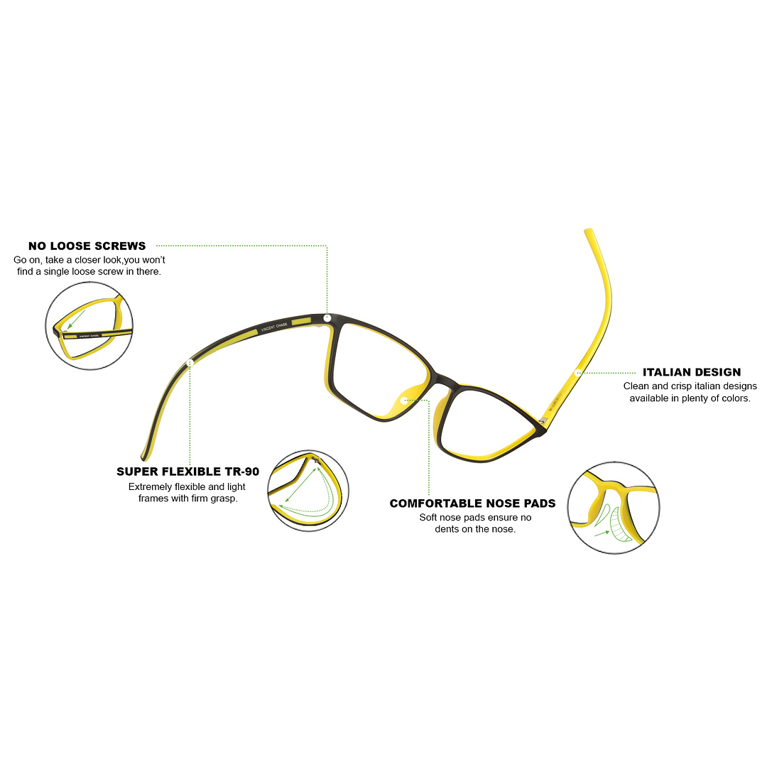 Lenskart Air Online Black Full Rim Rectangle right side