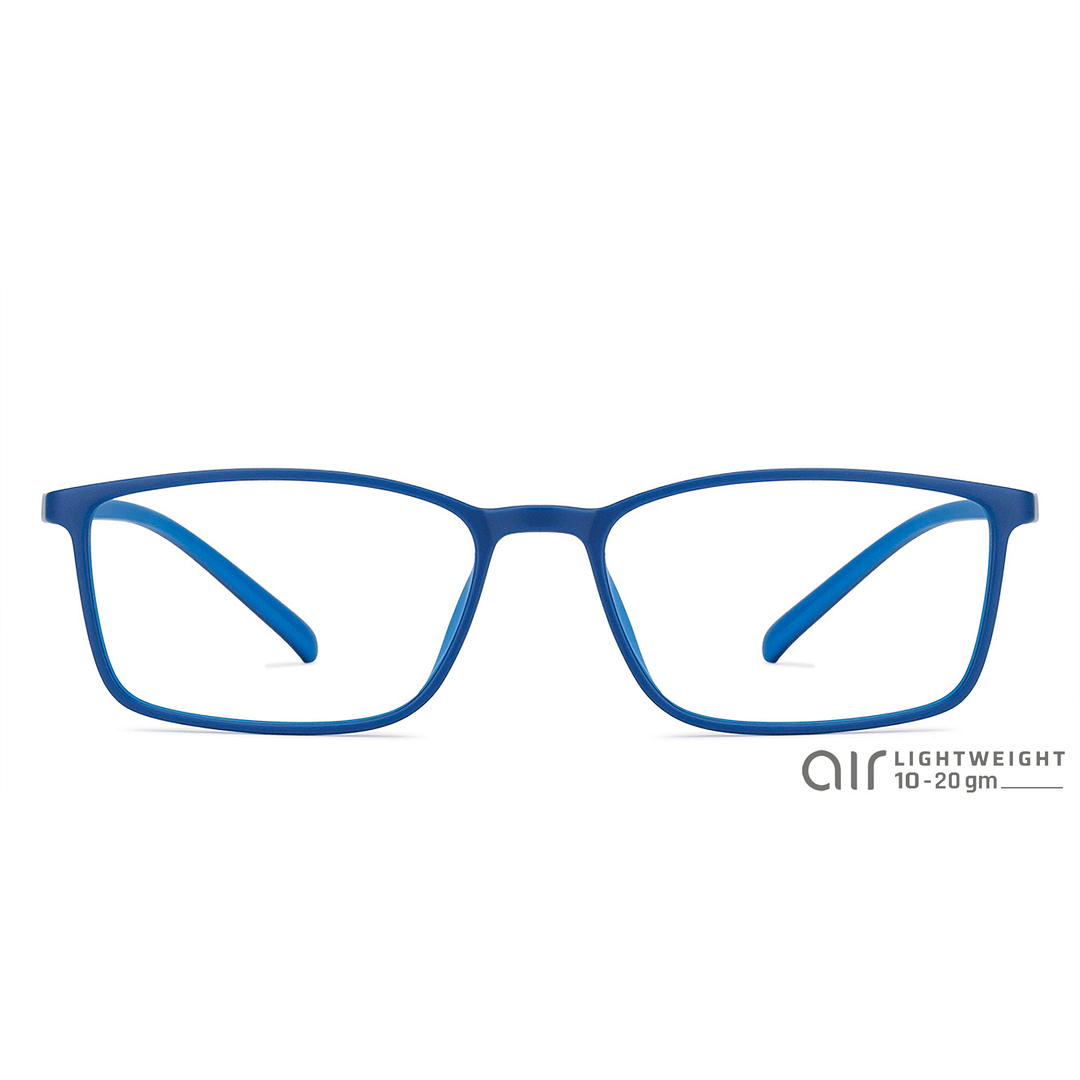 Lenskart Air Online Sky Blue Full Rim Rectangle left side