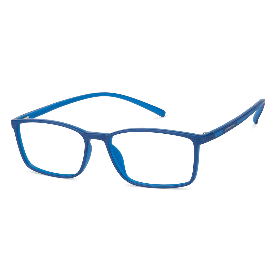 Lenskart Air Online Sky Blue Full Rim Rectangle left side