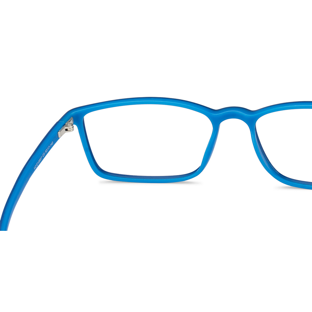 Lenskart Air Online Sky Blue Full Rim Rectangle left side