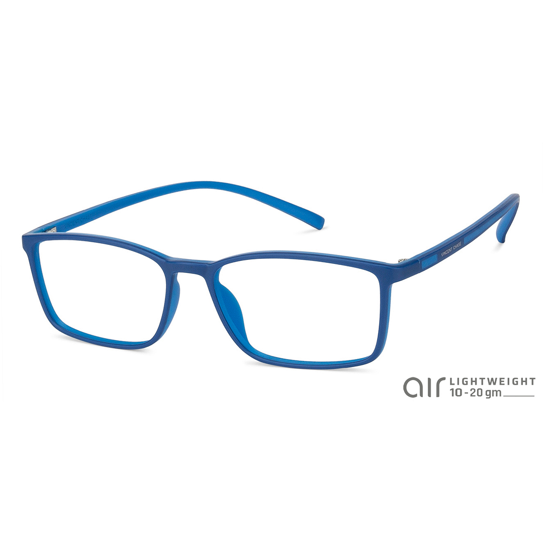 Lenskart Air Online Sky Blue Full Rim Rectangle right side