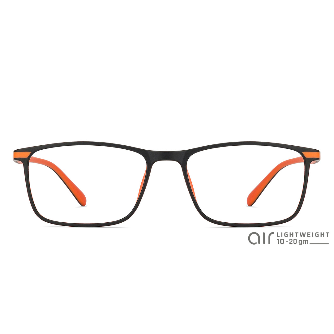 Lenskart Air Online Black Full Rim Rectangle left side