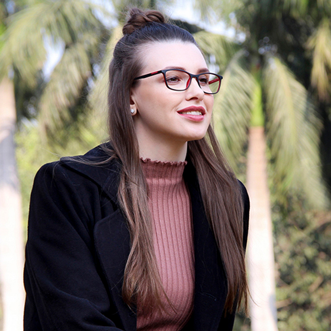 Lenskart Air Online Black Full Rim Rectangle right side