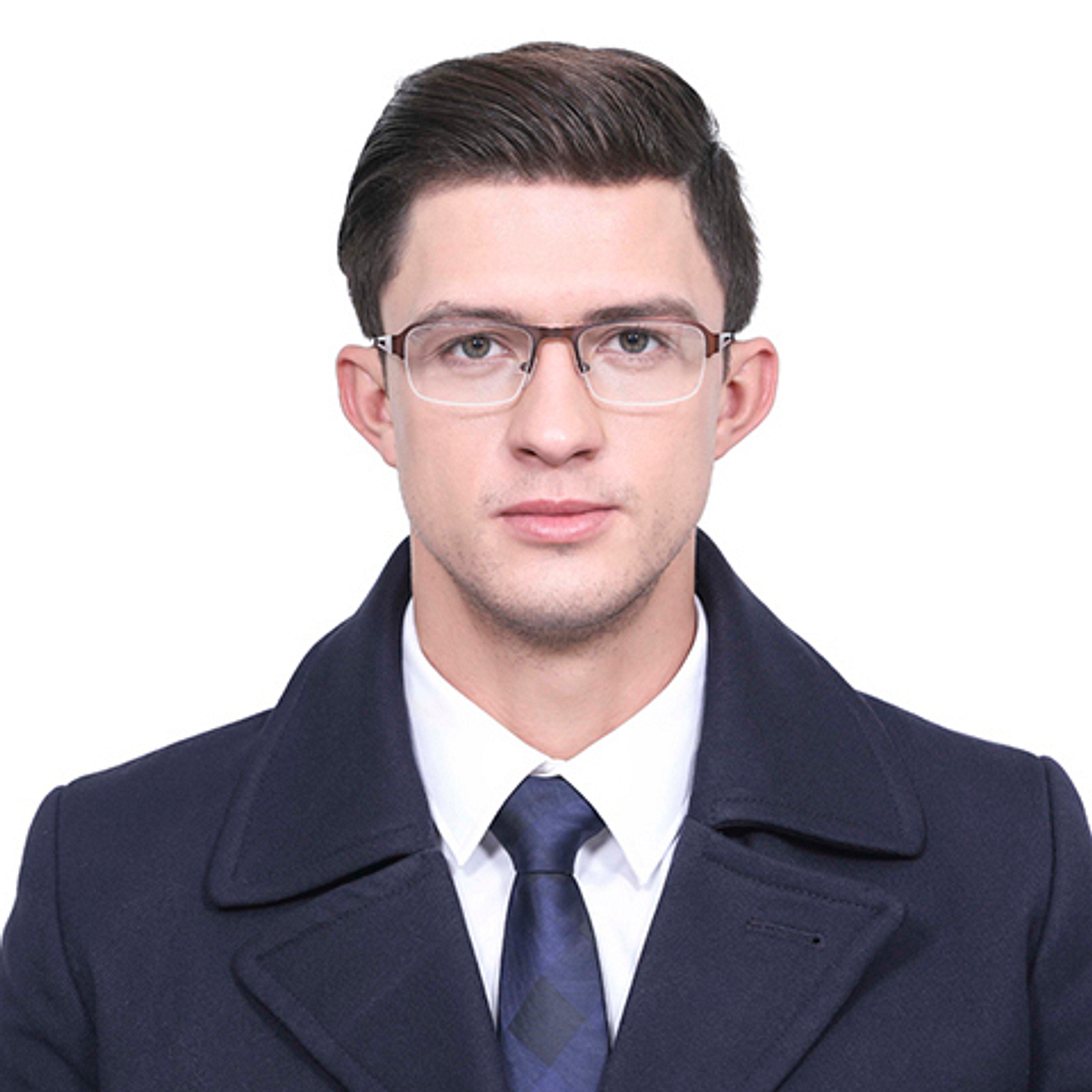 Vincent Chase Online Light Brown Half Rim Rectangle right side