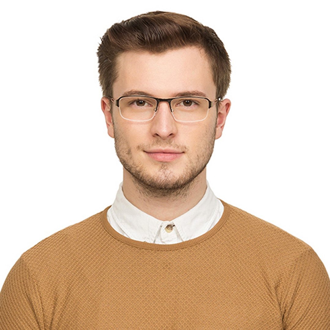 Vincent Chase Online Gold Half Rim Rectangle left side