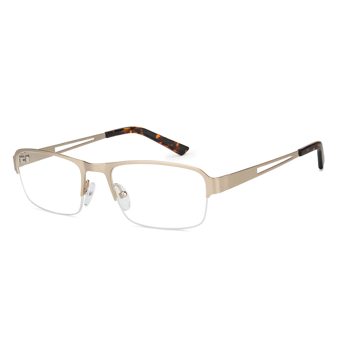 Vincent Chase Online Gold Half Rim Rectangle left side