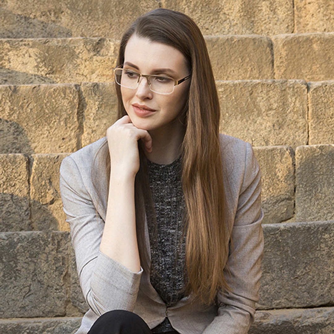 Vincent Chase Online Gold Half Rim Rectangle right side