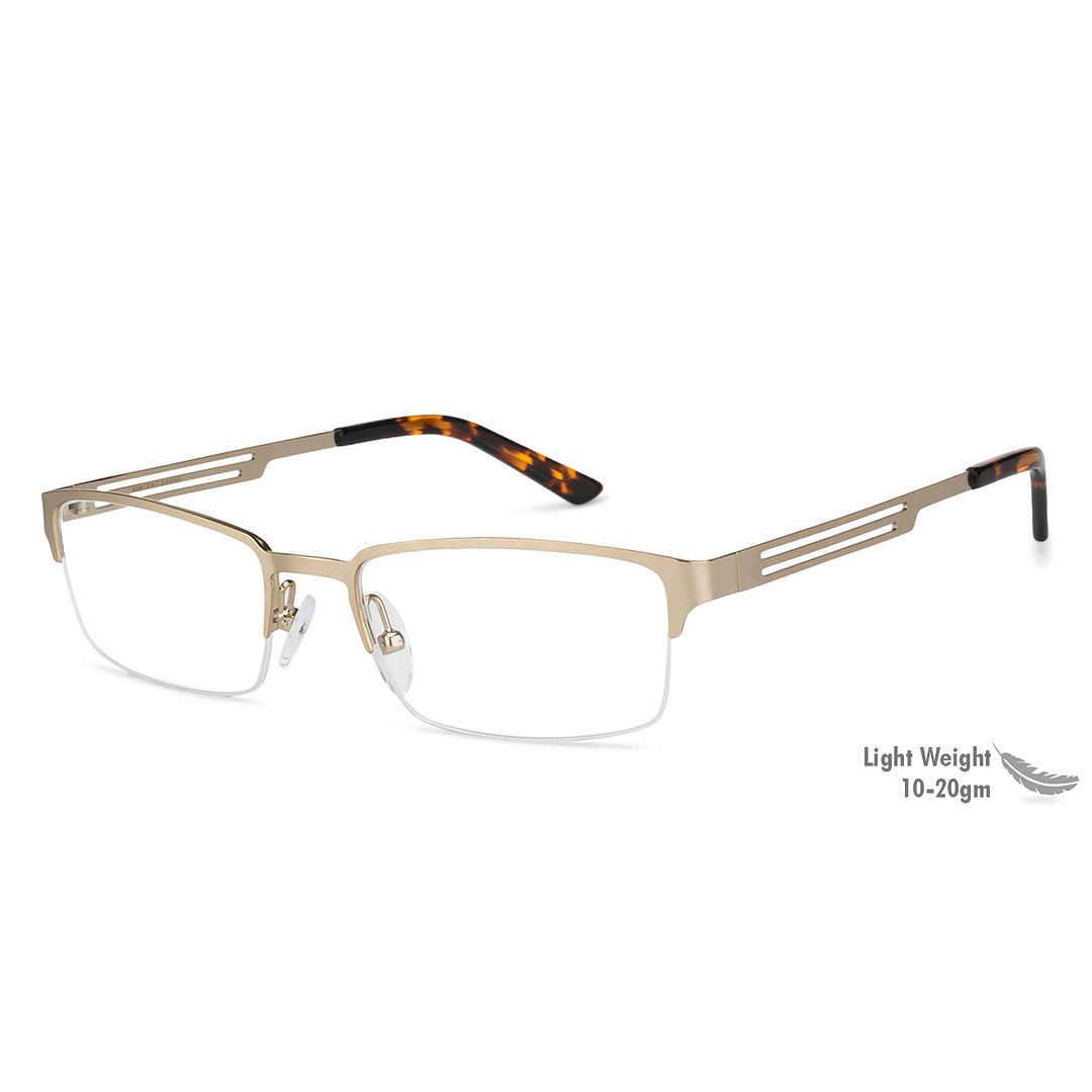 Vincent Chase Online Gold Half Rim Rectangle right side