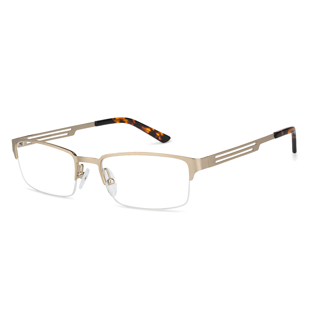 Vincent Chase Online Gold Half Rim Rectangle left side