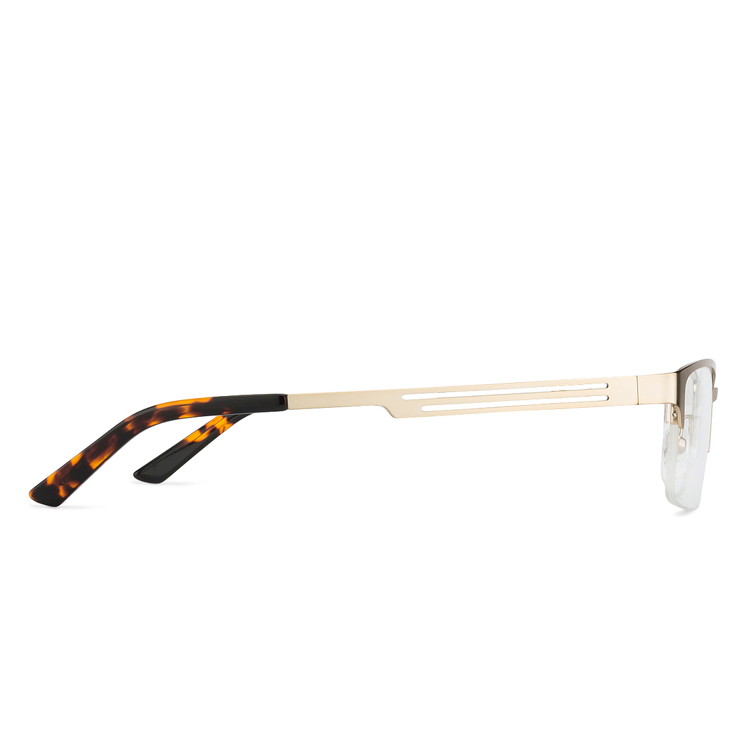 Vincent Chase Online Gold Half Rim Rectangle left side