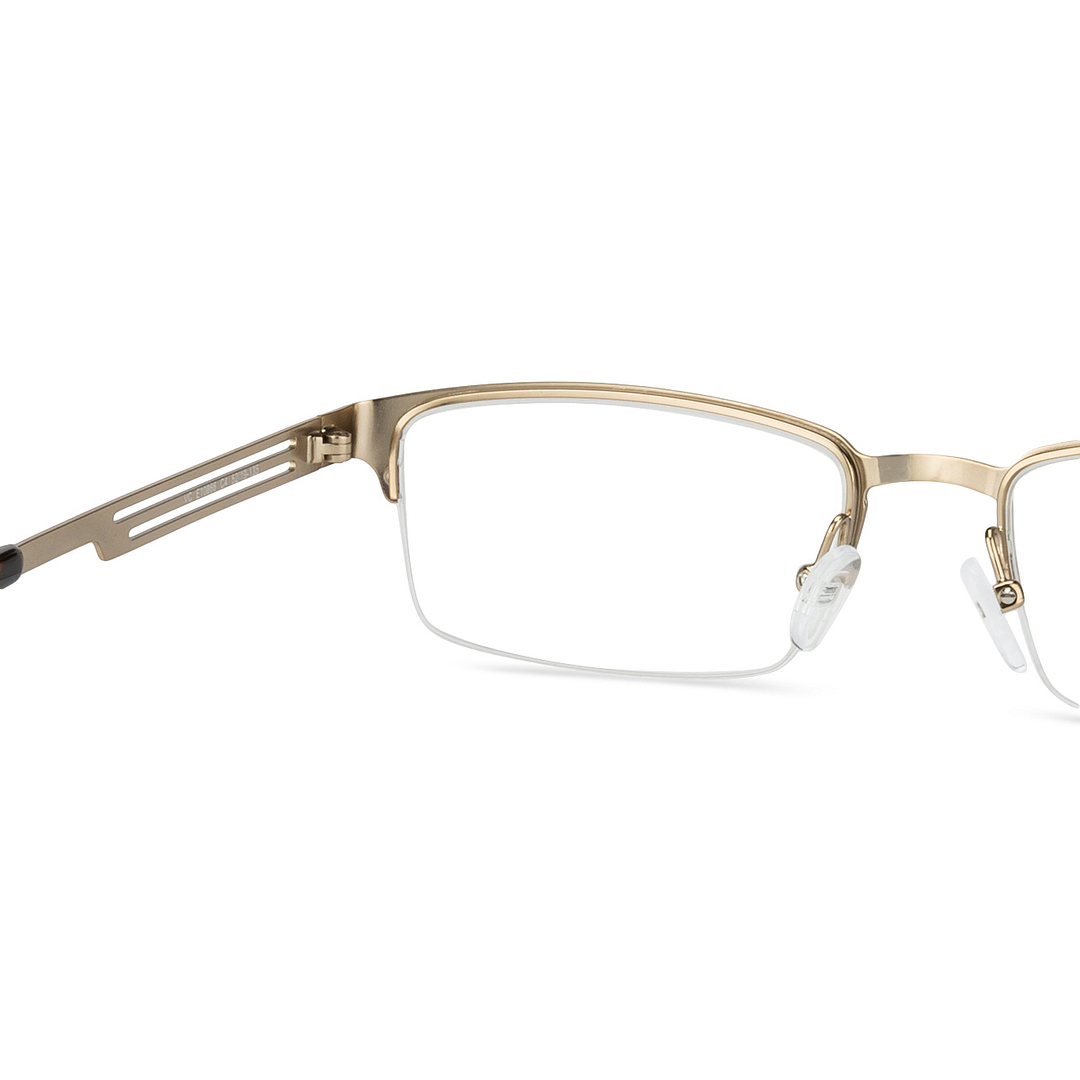 Vincent Chase Online Gold Half Rim Rectangle right side