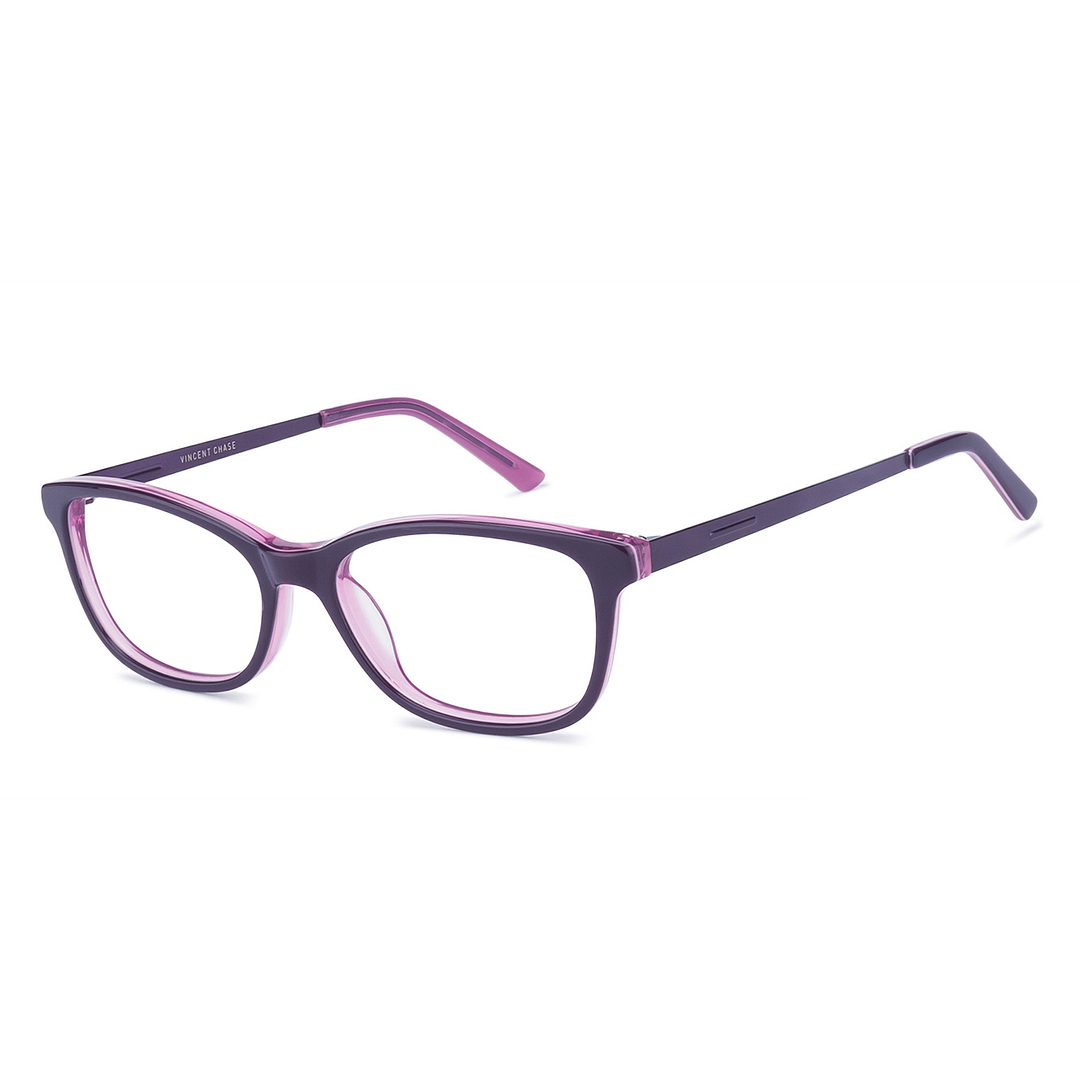 Vincent Chase Online Purple Transparent Full Rim Rectangle right side