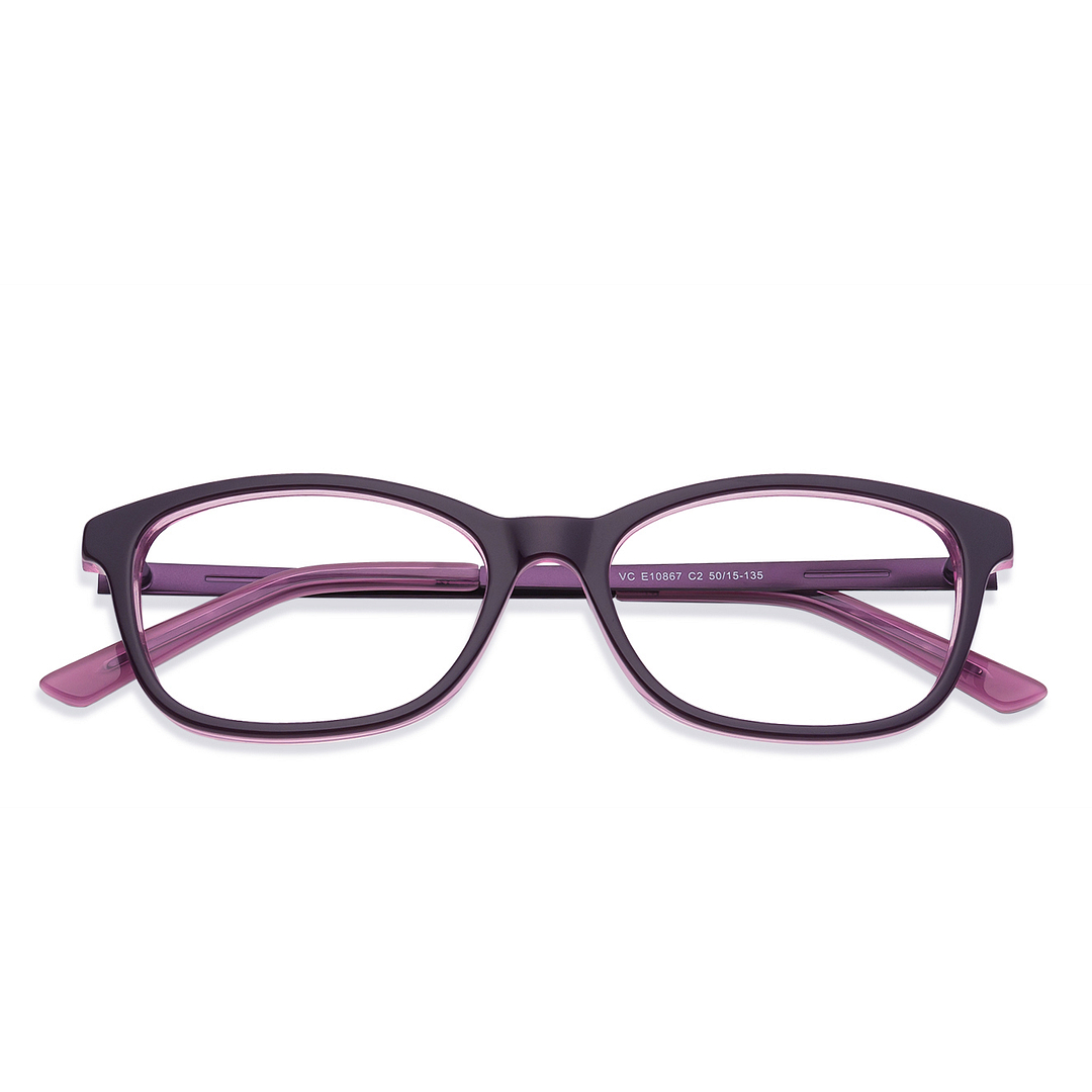 Vincent Chase Online Purple Transparent Full Rim Rectangle right side