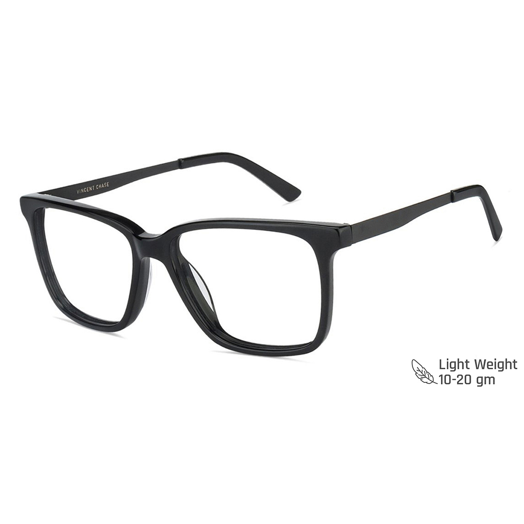 Vincent Chase Online Black Full Rim Rectangle left side