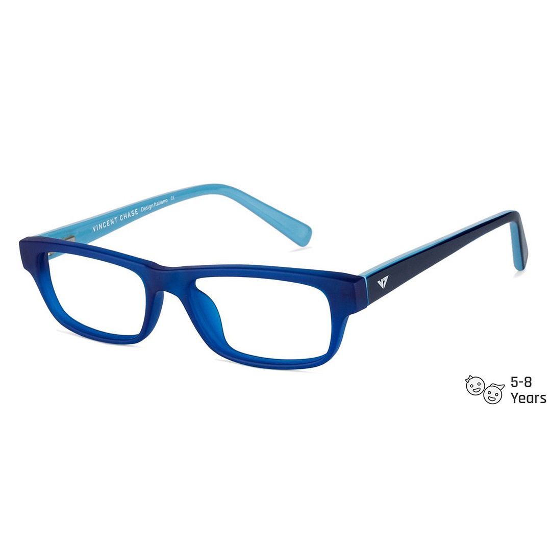 Hooper Online Navy Blue Full Rim Rectangle right side