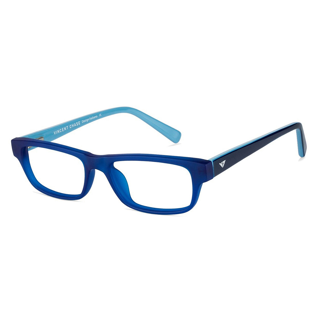 Hooper Online Navy Blue Full Rim Rectangle right side
