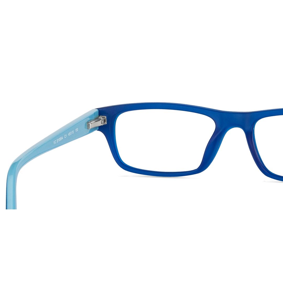 Hooper Online Navy Blue Full Rim Rectangle left side