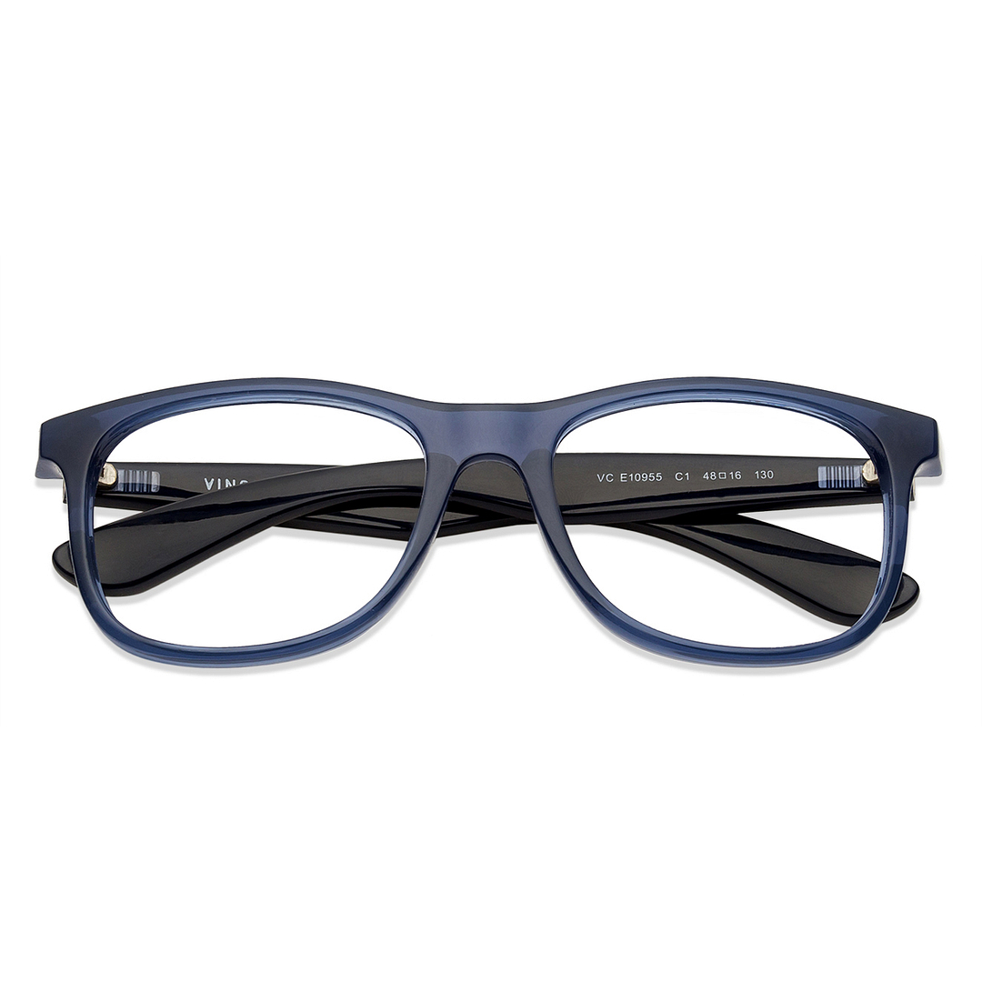 Hooper Online Blue Transparent Full Rim Rectangle right side