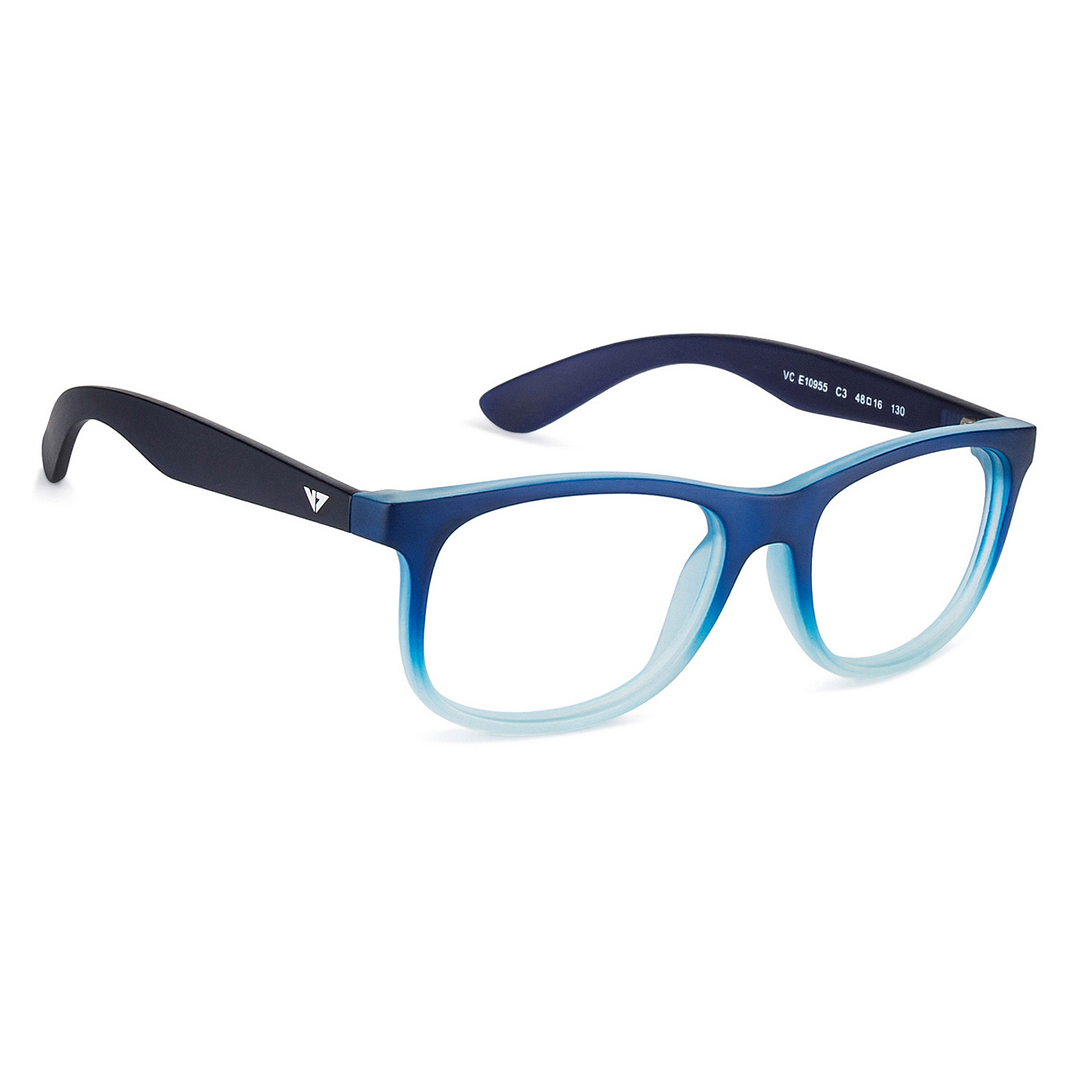 Hooper Online Navy Blue Full Rim Rectangle left side