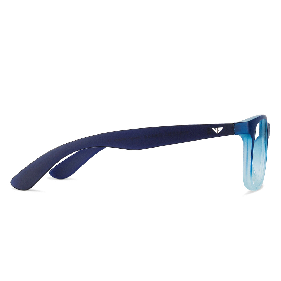 Hooper Online Navy Blue Full Rim Rectangle right side