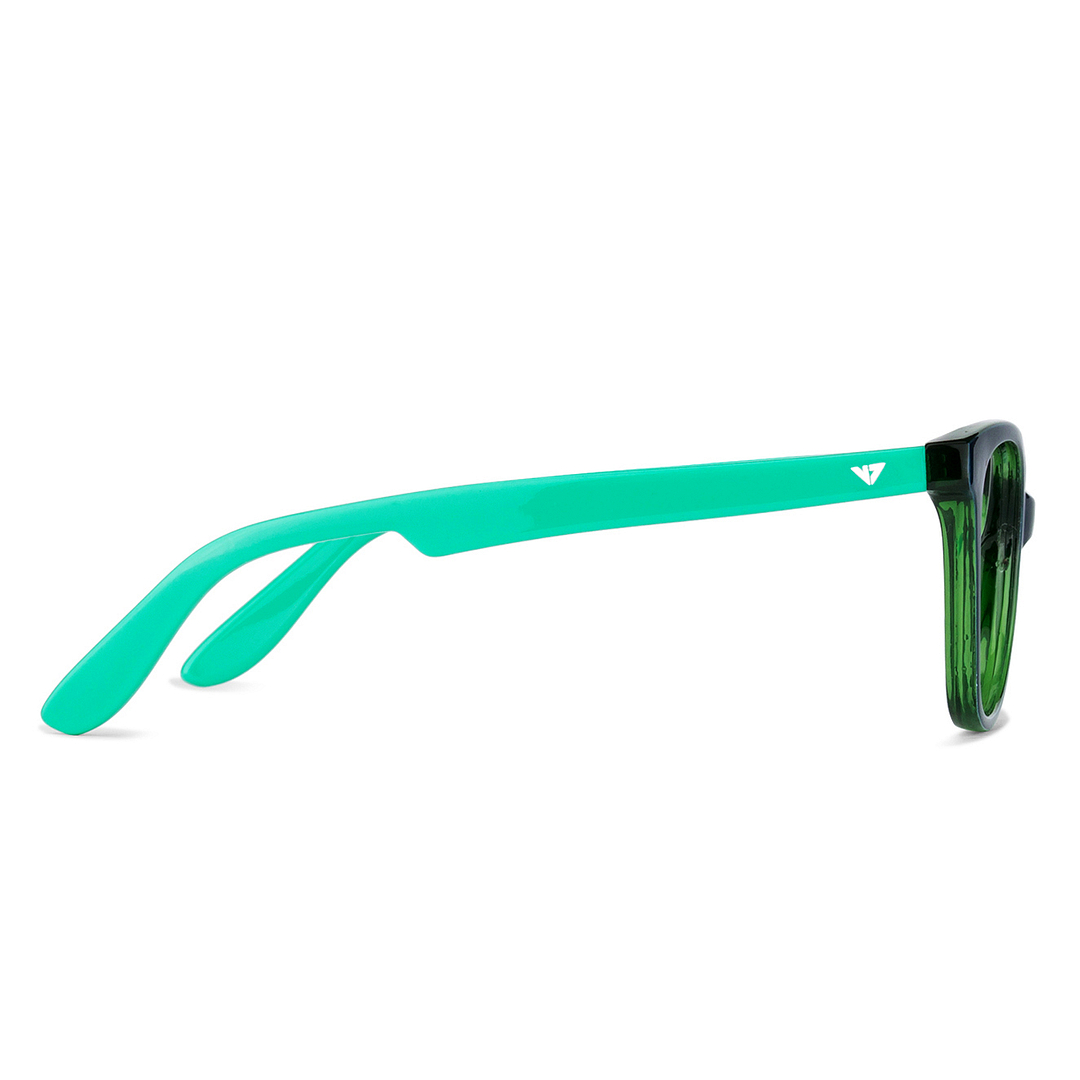 Hooper Online Navy Blue Transparent Full Rim Cat Eye left side