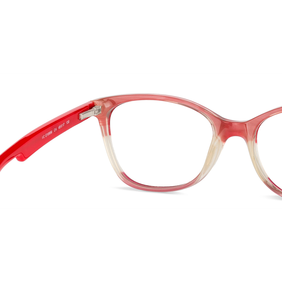 Hooper Online Brown Transparent Full Rim Cat Eye right side