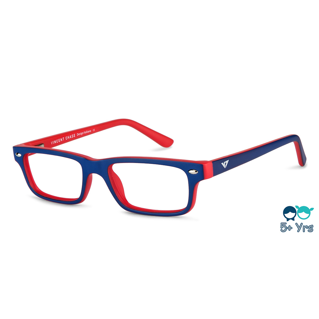 Hooper Online Navy Blue Full Rim Rectangle right side