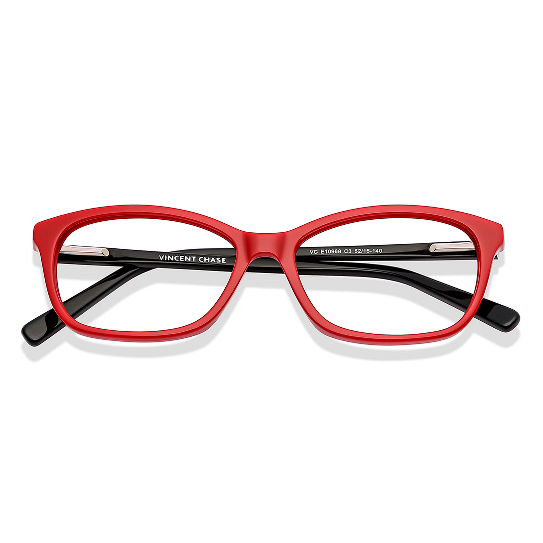 Vincent Chase Online Red Full Rim Rectangle left side
