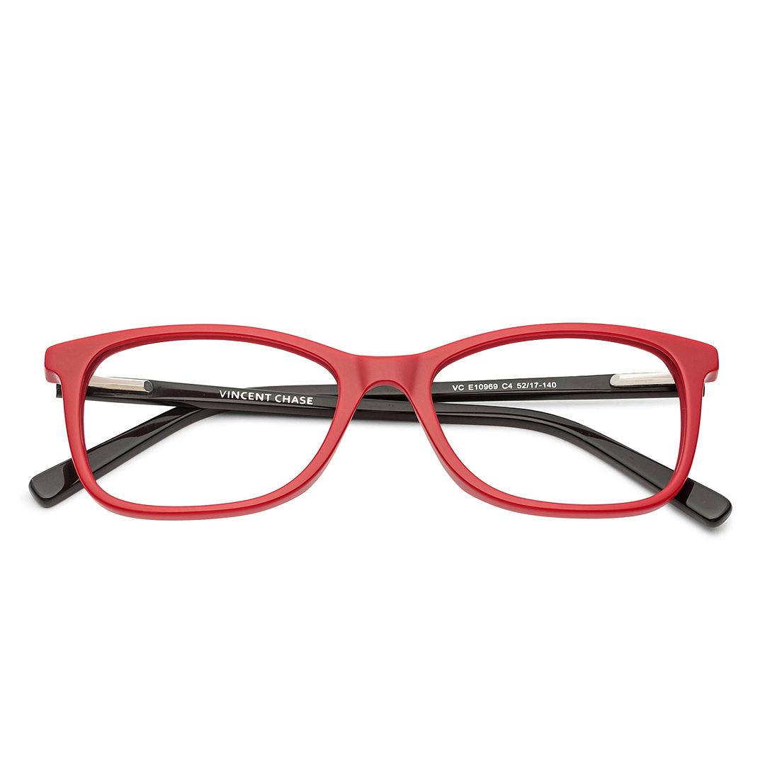 Vincent Chase Online Red Full Rim Rectangle right side