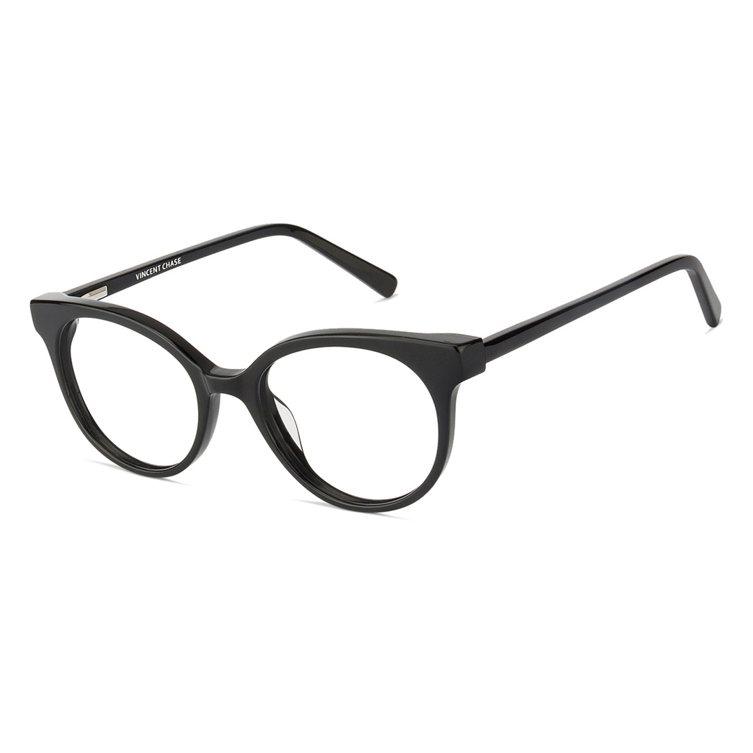 Buy Black Full Rim Cat Eye Vincent Chase VC Classic Acetate VC