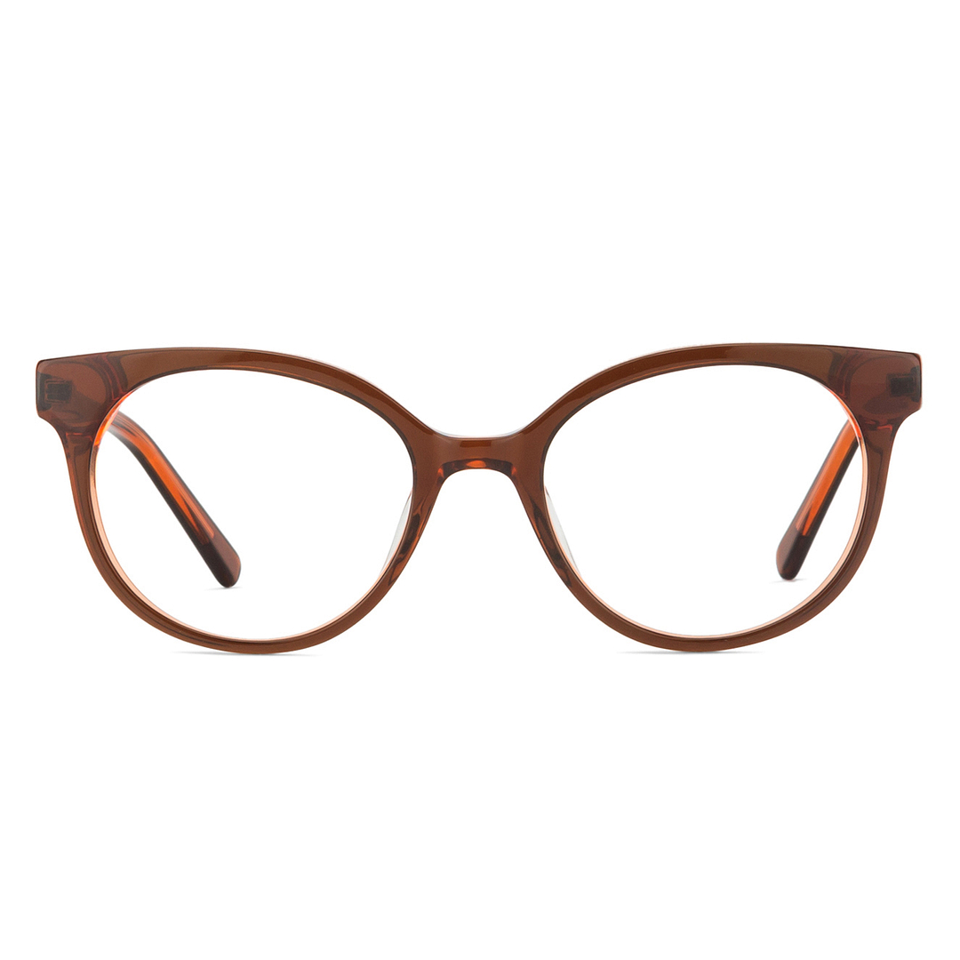 Vincent Chase Online Brown Transparent Full Rim Cat Eye left side