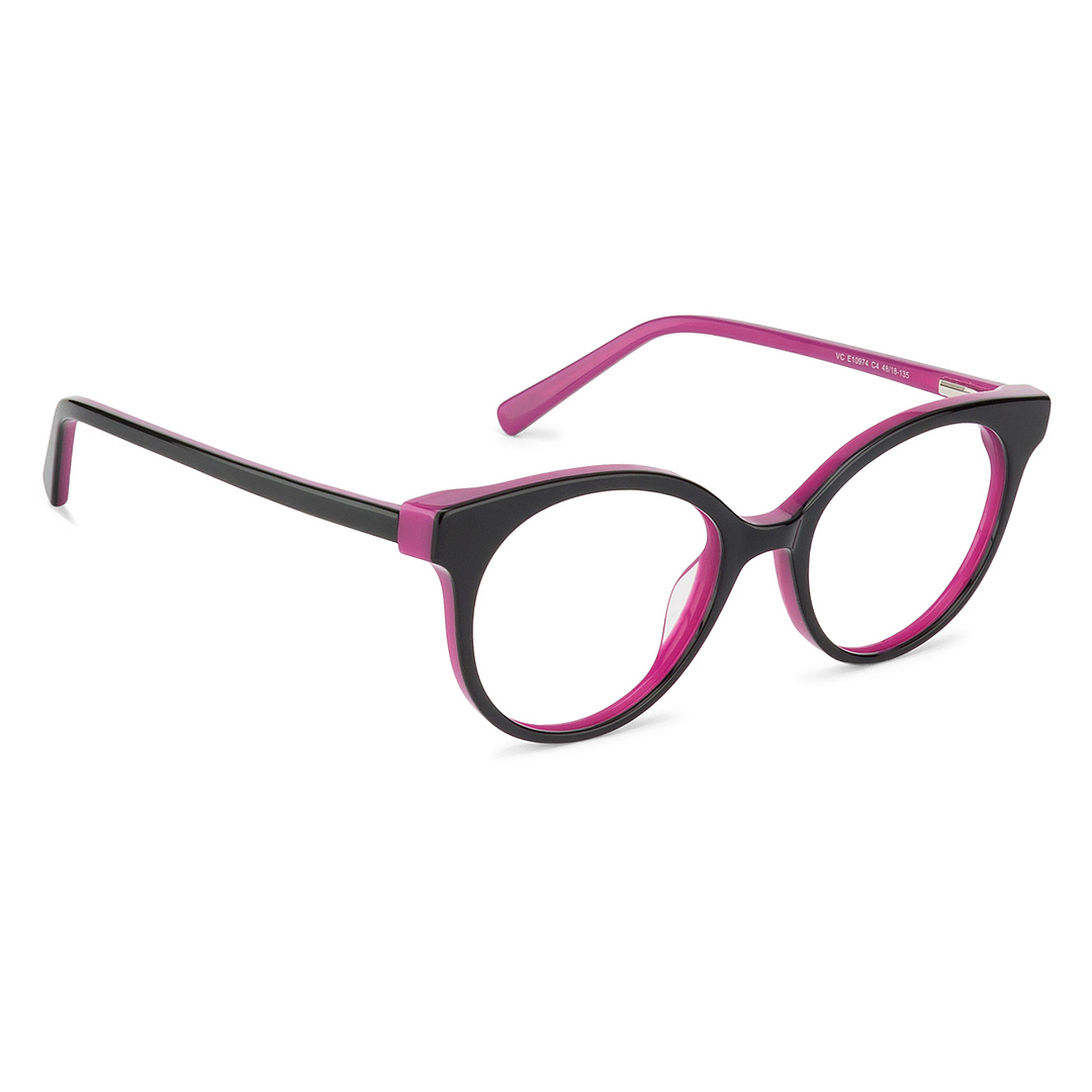Vincent Chase Online Black Full Rim Cat Eye left side