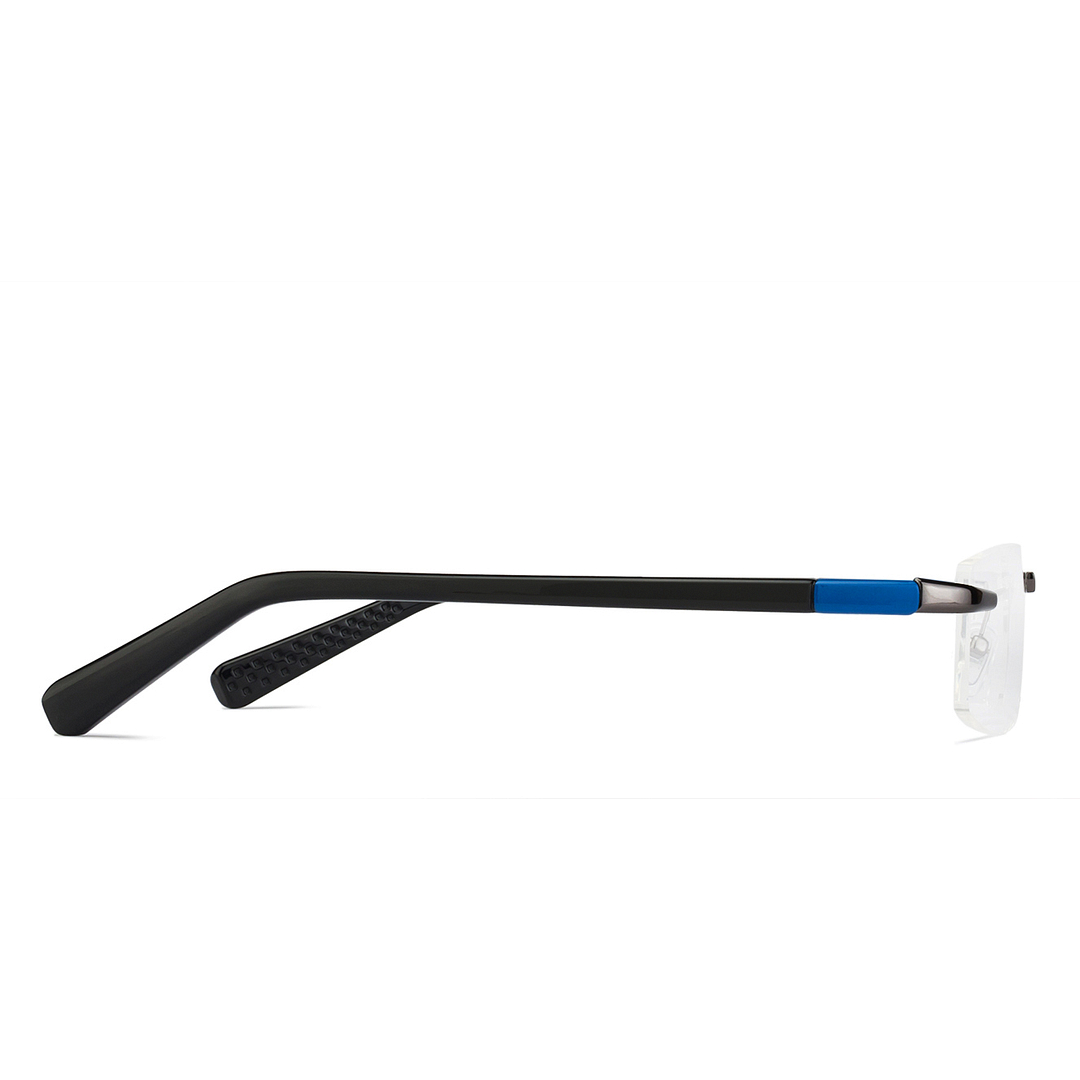 Lenskart Air Online Black Rimless Rectangle left side