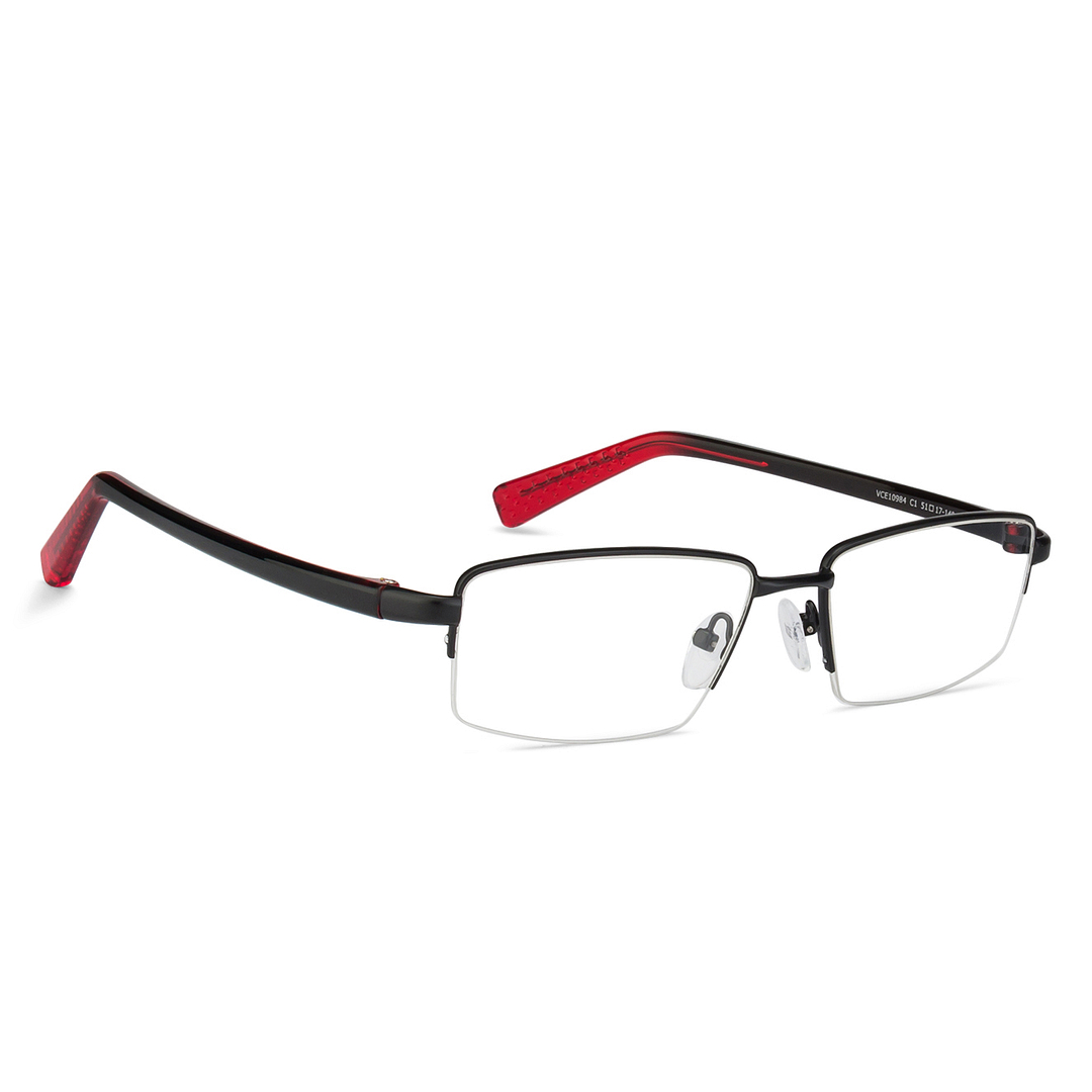 Lenskart Air Online Black Half Rim Rectangle right side