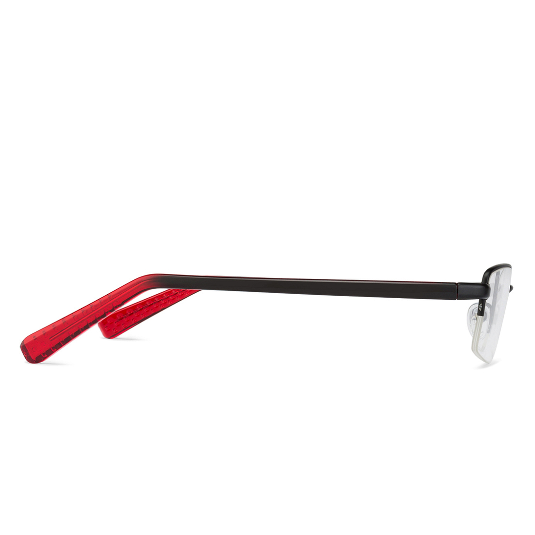 Lenskart Air Online Black Half Rim Rectangle left side