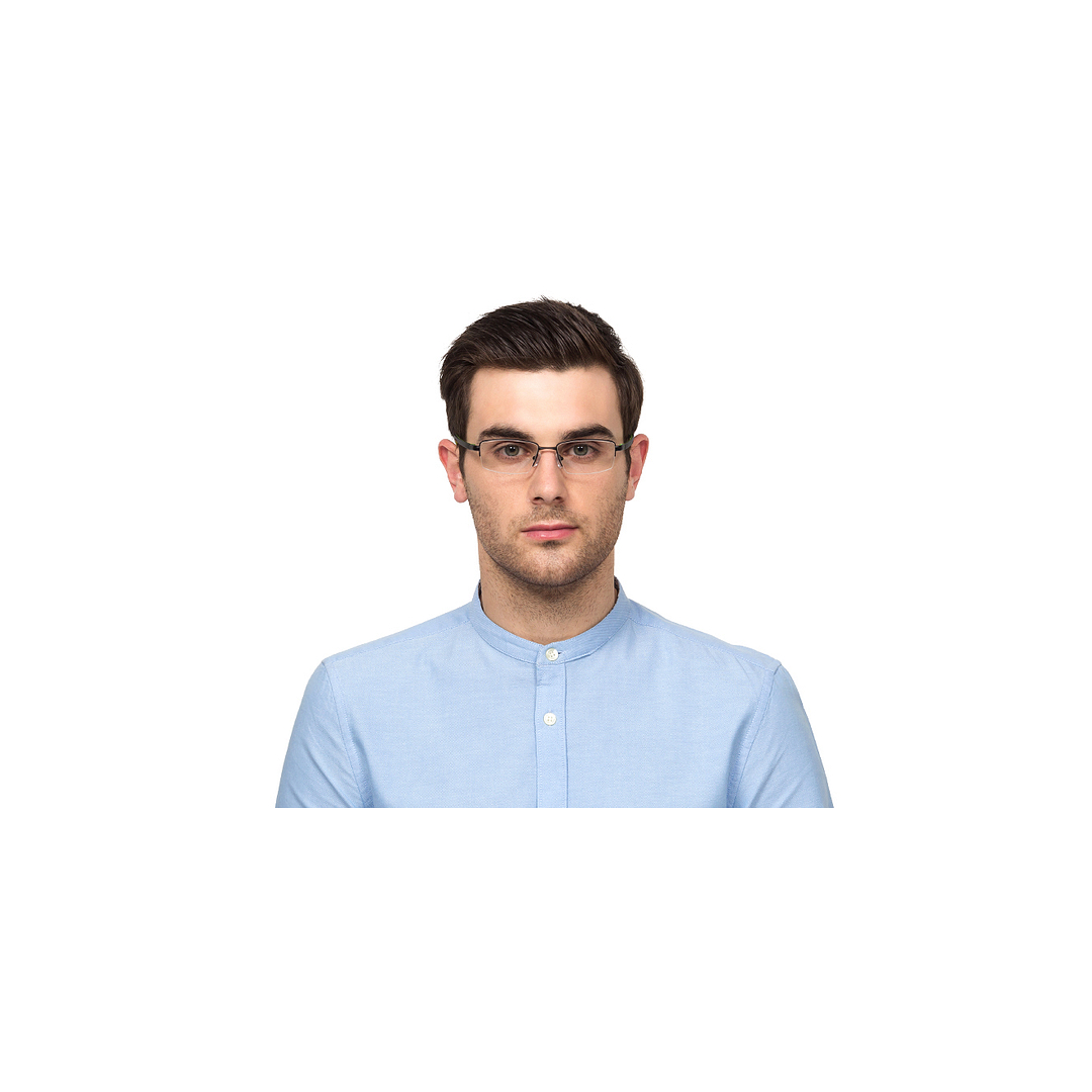 Lenskart Air Online Black Half Rim Rectangle right side