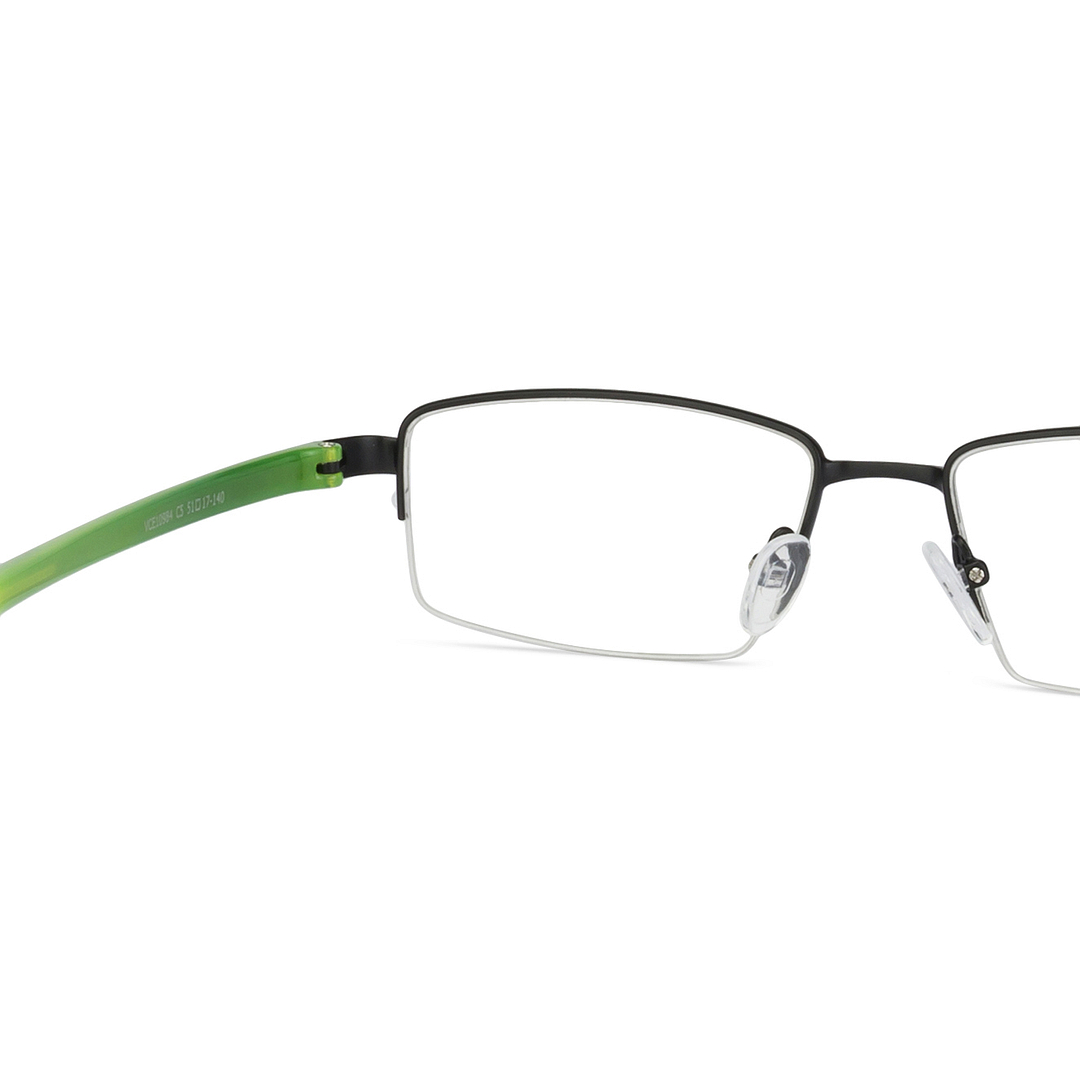 Lenskart Air Online Black Half Rim Rectangle left side